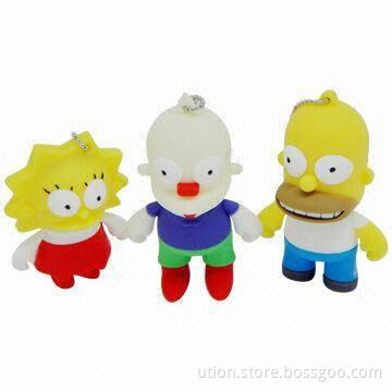 The Simpsons Movie USB Flash Drive with 1 to 32GB Memory Capacity and Free Packing